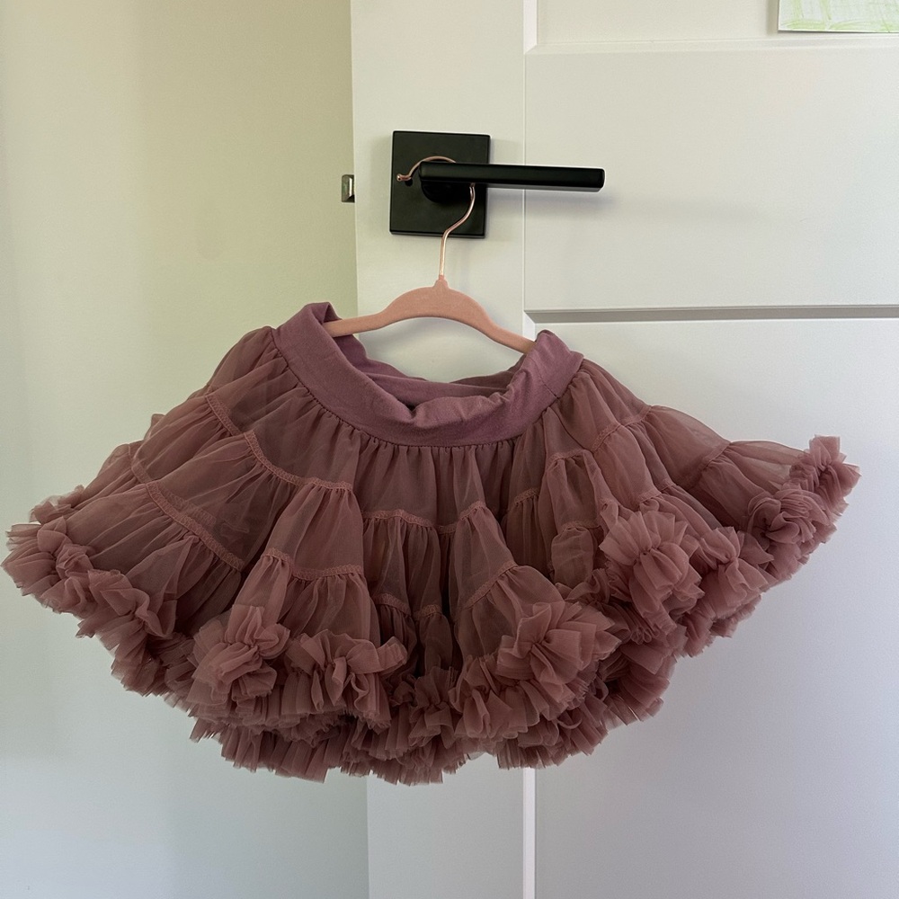 Toddler Ruffled Tulle/tutu Skirt